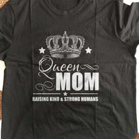 Load image into Gallery viewer, Designs by MyUtopia Shout Out:Queen Mom Adult Unisex T-Shirt
