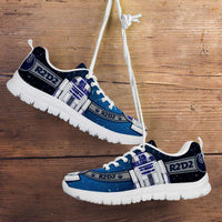 Load image into Gallery viewer, Designs by MyUtopia Shout Out:R2-D2 Running Shoes - Blue / Grey,Kid&#39;s / 11 CHILD (EU28) / Blue/Grey,Running Shoes
