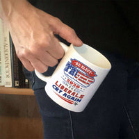 Load image into Gallery viewer, Designs by MyUtopia Shout Out:Re-elect Trump Make Liberals Cry Ceramic Coffee Mug - White
