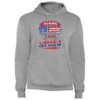 Load image into Gallery viewer, Designs by MyUtopia Shout Out:Re-Elect Trump Make Liberals Cry Core Fleece Pullover Hoodie,Athletic Heather / S,Pullover Hoodie
