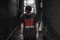 Load image into Gallery viewer, Designs by MyUtopia Shout Out:Read The Transcript Trump 2020 Unisex Jersey Short-Sleeve T-Shirt
