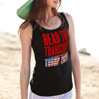 Load image into Gallery viewer, Designs by MyUtopia Shout Out:Read The Transcript Trump 2020 Unisex Tank
