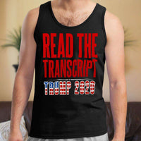 Load image into Gallery viewer, Designs by MyUtopia Shout Out:Read The Transcript Trump 2020 Unisex Tank
