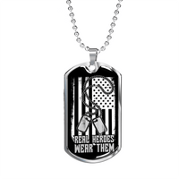 Load image into Gallery viewer, Designs by MyUtopia Shout Out:Real Heroes Personalized Engravable Keepsake Dog Tag
