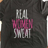 Load image into Gallery viewer, Designs by MyUtopia Shout Out:Real Women Sweat Adult Unisex T-Shirt
