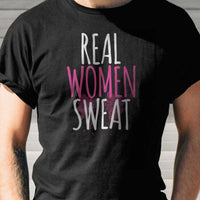 Load image into Gallery viewer, Designs by MyUtopia Shout Out:Real Women Sweat Adult Unisex T-Shirt
