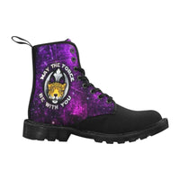 Load image into Gallery viewer, Designs by MyUtopia Shout Out:Rebel Leopard 7 Eye Lace up Canvas Combat Boots
