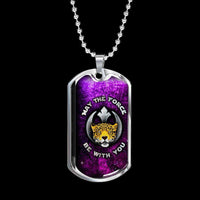 Load image into Gallery viewer, Designs by MyUtopia Shout Out:Rebel Phoenix Leopard Engravable Keepsake Dog Tag
