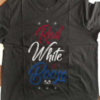 Load image into Gallery viewer, Designs by MyUtopia Shout Out:Red White and Booze Adult Unisex T-Shirt
