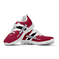 Load image into Gallery viewer, Designs by MyUtopia Shout Out:#RedSea Arizona Cardinals Fan Running Shoes,Kid&#39;s / 11 CHILD (EU28) / Red/Black/White,Running Shoes
