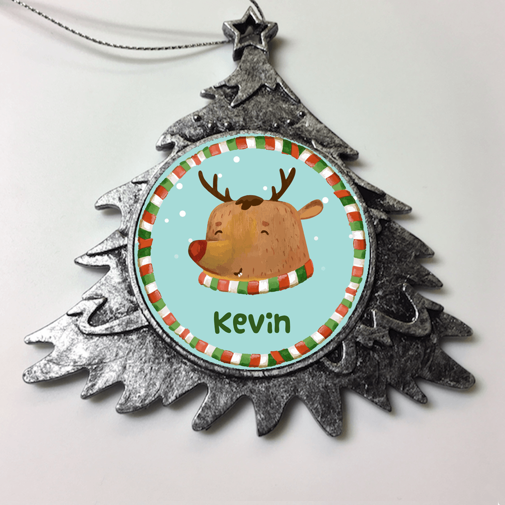 Designs by MyUtopia Shout Out:Reindeer Name Personalized Christmas Ornament,Christmas Tree,Personalized Christmas Ornament