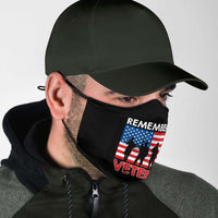 Load image into Gallery viewer, Designs by MyUtopia Shout Out:Remember Our Veterans US Flag Adult Fabric Face Mask with Elastic Ear Loops
