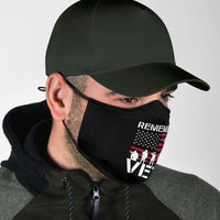 Load image into Gallery viewer, Designs by MyUtopia Shout Out:Remember Our Vets US Flag Adult Fabric Face Mask with Elastic Ear Loops
