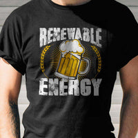 Load image into Gallery viewer, Designs by MyUtopia Shout Out:Renewable Energy Drinking Humor Unisex T-Shirt
