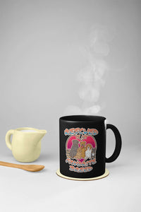 Load image into Gallery viewer, Designs by MyUtopia Shout Out:Rescued is my Favorite Dog Breed Ceramic Coffee Mug - Black
