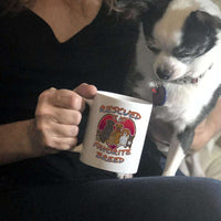 Load image into Gallery viewer, Designs by MyUtopia Shout Out:Rescued is my Favorite Dog Breed Ceramic Coffee Mug

