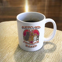 Load image into Gallery viewer, Designs by MyUtopia Shout Out:Rescued is my Favorite Dog Breed Ceramic Coffee Mug
