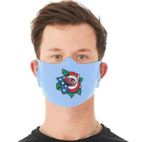 Load image into Gallery viewer, Designs by MyUtopia Shout Out:Rose US Flag Fabric Face Covering / Face Mask
