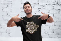 Load image into Gallery viewer, Designs by MyUtopia Shout Out:Rub Smoke Eat Repeat Ultra Cotton T-Shirts
