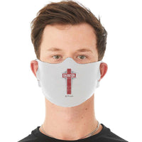 Load image into Gallery viewer, Designs by MyUtopia Shout Out:Salvation Acts 4:12 Fabric Face Covering / Face Mask,White,Fabric Face Mask
