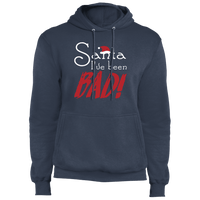 Load image into Gallery viewer, Designs by MyUtopia Shout Out:Santa I&#39;ve Been Bad - Core Fleece Unisex Pullover Hoodie,Navy / S,Sweatshirts
