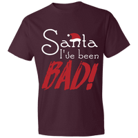 Load image into Gallery viewer, Designs by MyUtopia Shout Out:Santa I&#39;ve Been Bad - Lightweight Unisex T-Shirt,Maroon / S,Adult Unisex T-Shirt
