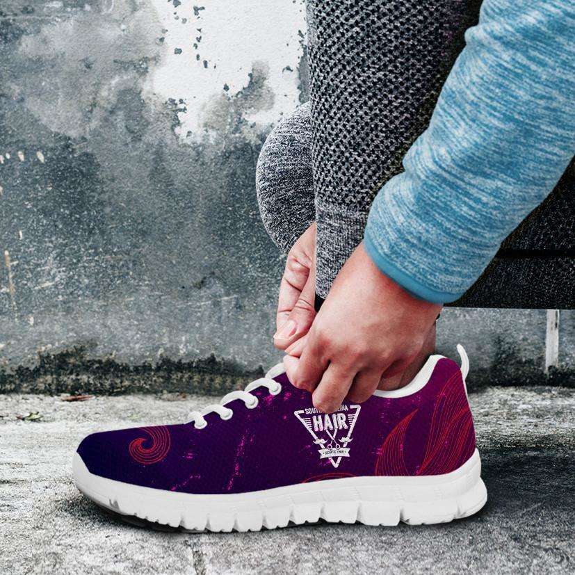 Designs by MyUtopia Shout Out:SC Hairdresser Running Shoes,Women's / Ladies US5 (EU35) / Purple,Running Shoes