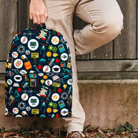 Load image into Gallery viewer, Designs by MyUtopia Shout Out:School Images all over print Teacher Backpack
