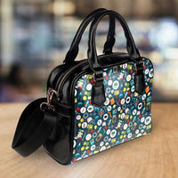 Load image into Gallery viewer, Designs by MyUtopia Shout Out:School Images all over print Teacher Faux Leather Handbag with Shoulder Strap
