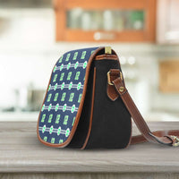 Load image into Gallery viewer, Designs by MyUtopia Shout Out:Seattle Nurse Canvas Saddlebag Style Crossbody Purse
