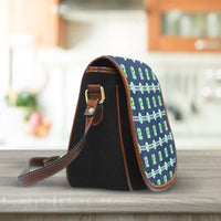 Load image into Gallery viewer, Designs by MyUtopia Shout Out:Seattle Nurse Canvas Saddlebag Style Crossbody Purse
