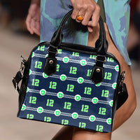 Load image into Gallery viewer, Designs by MyUtopia Shout Out:Seattle Nurse Faux Leather Handbag with Shoulder Strap
