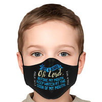 Load image into Gallery viewer, Designs by MyUtopia Shout Out:Set a Guard Oh Lord Adjustable Ear Loop Face Mask
