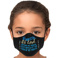 Load image into Gallery viewer, Designs by MyUtopia Shout Out:Set a Guard Oh Lord Adjustable Ear Loop Face Mask
