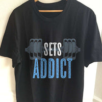 Load image into Gallery viewer, Designs by MyUtopia Shout Out:Sets Addict Adult Unisex T-Shirt

