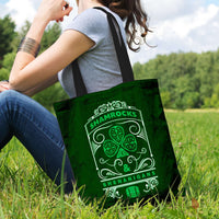 Load image into Gallery viewer, Designs by MyUtopia Shout Out:Shamrocks And Shenanigans Fabric Totebag Reusable Shopping Tote
