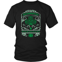 Load image into Gallery viewer, Designs by MyUtopia Shout Out:Shamrocks And Shenanigans T-shirt,Black / S,Adult Unisex T-Shirt
