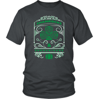 Load image into Gallery viewer, Designs by MyUtopia Shout Out:Shamrocks And Shenanigans T-shirt,Charcoal / S,Adult Unisex T-Shirt
