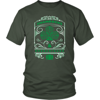 Load image into Gallery viewer, Designs by MyUtopia Shout Out:Shamrocks And Shenanigans T-shirt,Olive / S,Adult Unisex T-Shirt
