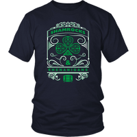 Load image into Gallery viewer, Designs by MyUtopia Shout Out:Shamrocks And Shenanigans T-shirt,Navy / S,Adult Unisex T-Shirt

