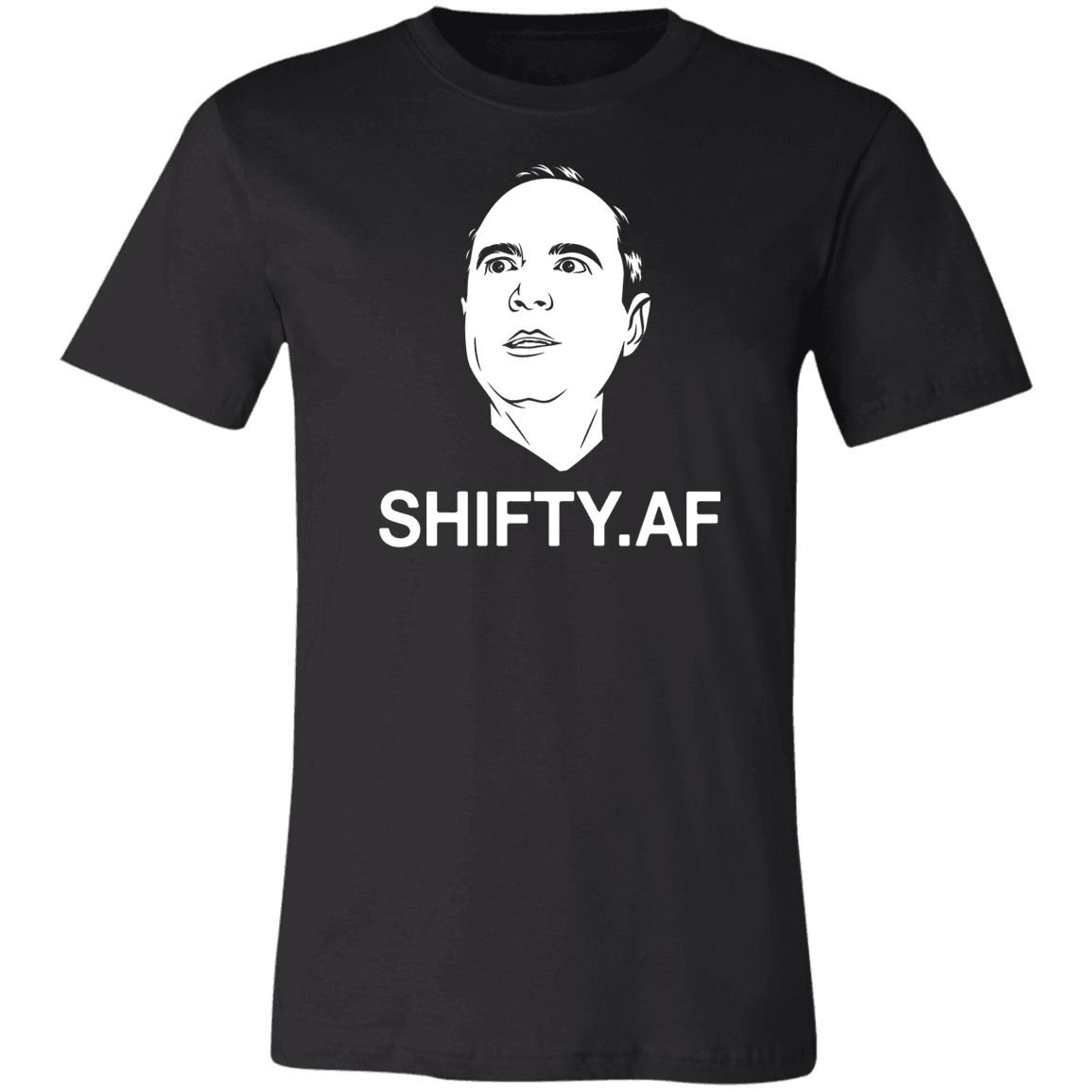 Designs by MyUtopia Shout Out:Shifty Schiff Trump Political Humor Unisex Jersey Short-Sleeve T-Shirt,X-Small / Black,Adult Unisex T-Shirt