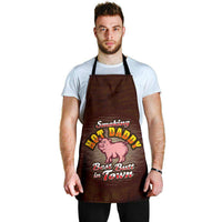 Load image into Gallery viewer, Designs by MyUtopia Shout Out:Smoking Hot Daddy Best Butt In Town Funny Apron, Kitchen, Baking, BBQ, Grilling
