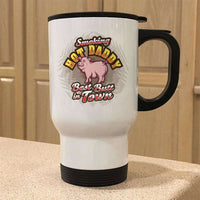 Load image into Gallery viewer, Designs by MyUtopia Shout Out:Smoking Hot Daddy Stainless Steel Travel Mug
