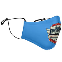 Load image into Gallery viewer, Designs by MyUtopia Shout Out:Snowflake Removal Service Trump Humor Fitted Face mask with adjustable Ear Loops
