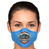 Load image into Gallery viewer, Designs by MyUtopia Shout Out:Snowflake Removal Service Trump Humor Fitted Face mask with adjustable Ear Loops
