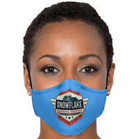 Load image into Gallery viewer, Designs by MyUtopia Shout Out:Snowflake Removal Service Trump Humor Fitted Face mask with adjustable Ear Loops
