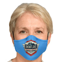 Load image into Gallery viewer, Designs by MyUtopia Shout Out:Snowflake Removal Service Trump Humor Fitted Face mask with adjustable Ear Loops
