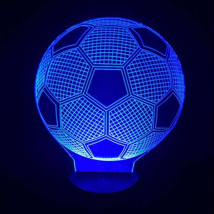 Designs by MyUtopia Shout Out:Soccer Ball USB Powered LED Night-light Lamp Glows in Multiple Colors