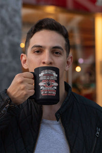 Load image into Gallery viewer, Designs by MyUtopia Shout Out:Solemn Oath of a Veteran Ceramic Coffee Mug - Black
