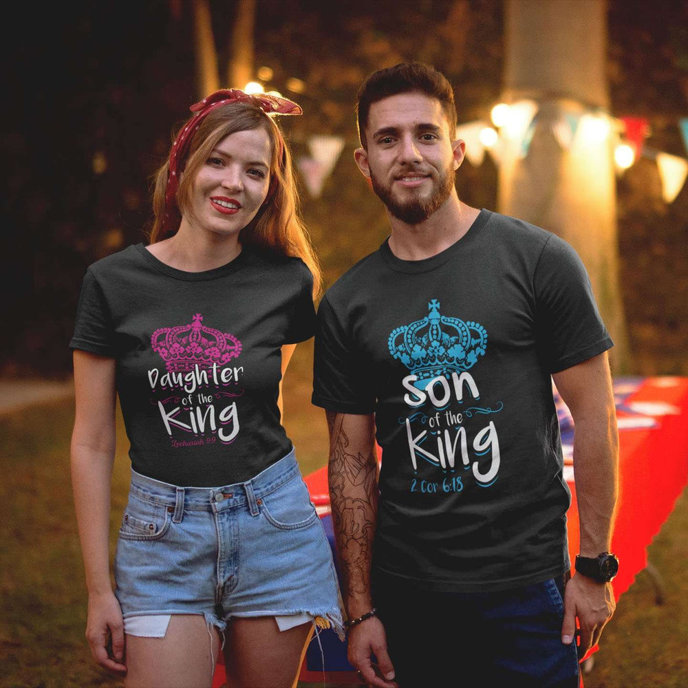 Designs by MyUtopia Shout Out:Son / Daughter of the King Adult Unisex T-Shirt